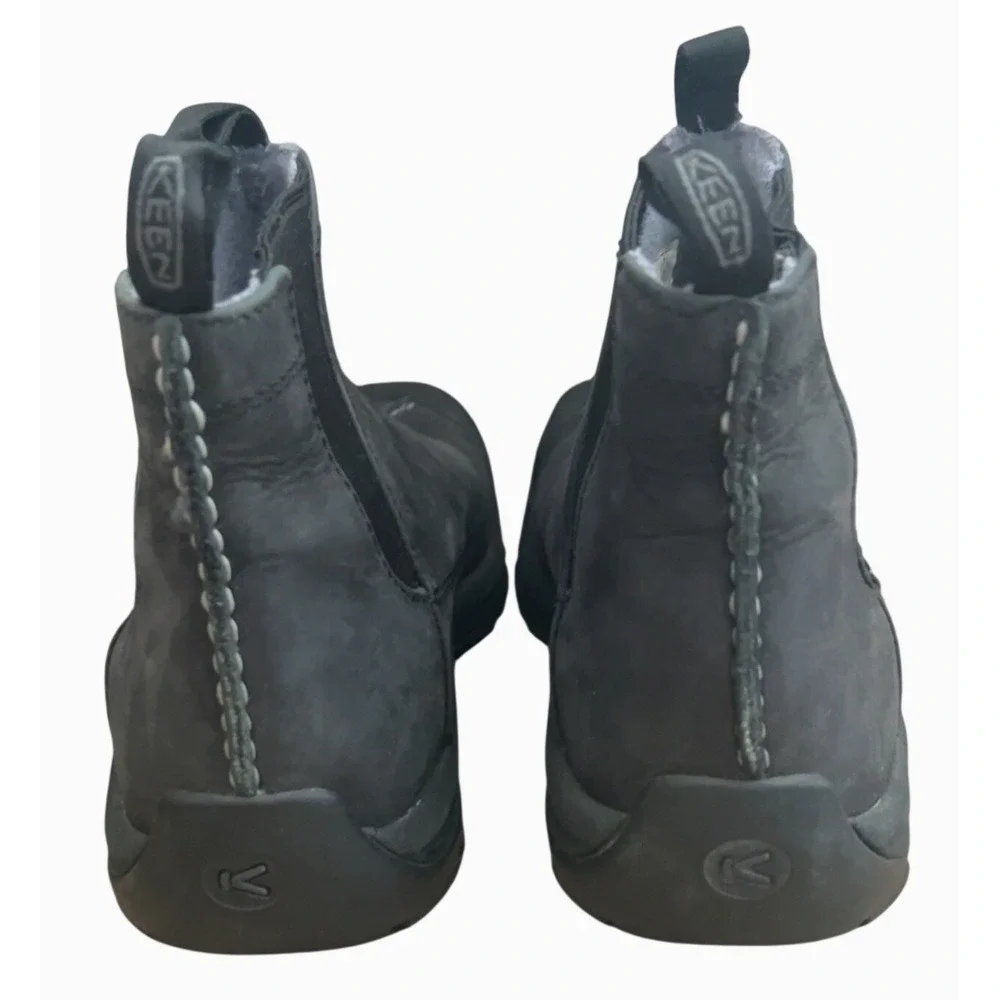 KEEN Anchorage III Chelsea Boots Women's 8 Black Leather